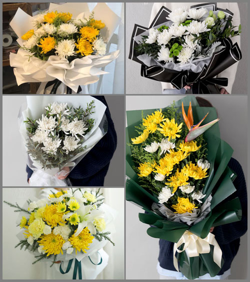 四川成都彭州市军乐镇黑龙社区白事花束代送
